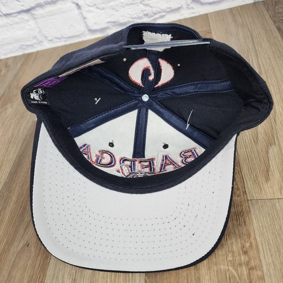 Cleveland Indians Carlos Baerga Starter SnapBack Hat Blue Embroidered NWT - Picture 10 of 12